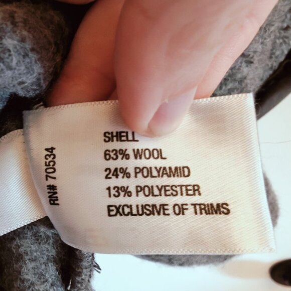 Orvis Women's Grey Wool Blend Quarter Zip Pullover Sweater M - Picture 5 of 6